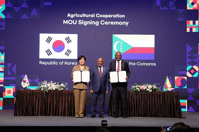 Agricultural Cooperation Mou Between South Korea And The Comoros