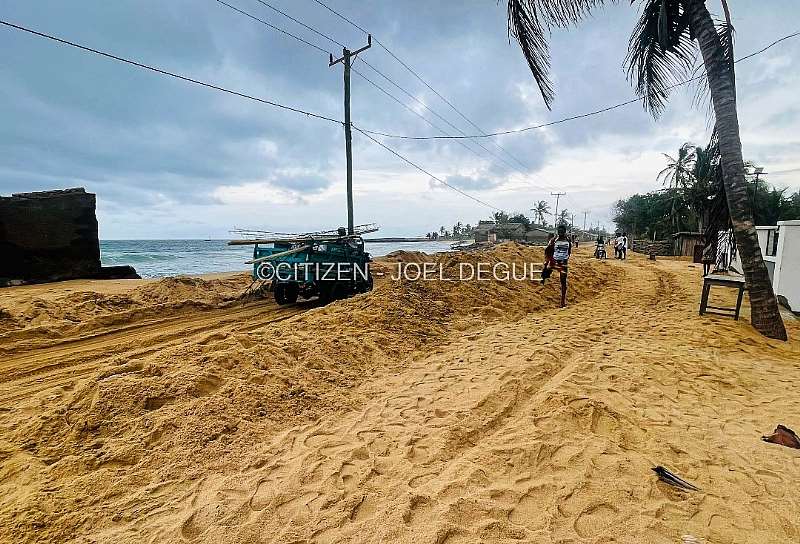 Coastal Erosion And Tidal Wave Devastation