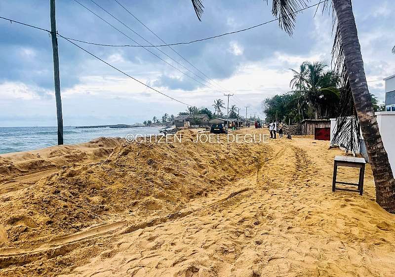 Coastal Erosion And Tidal Wave Devastation