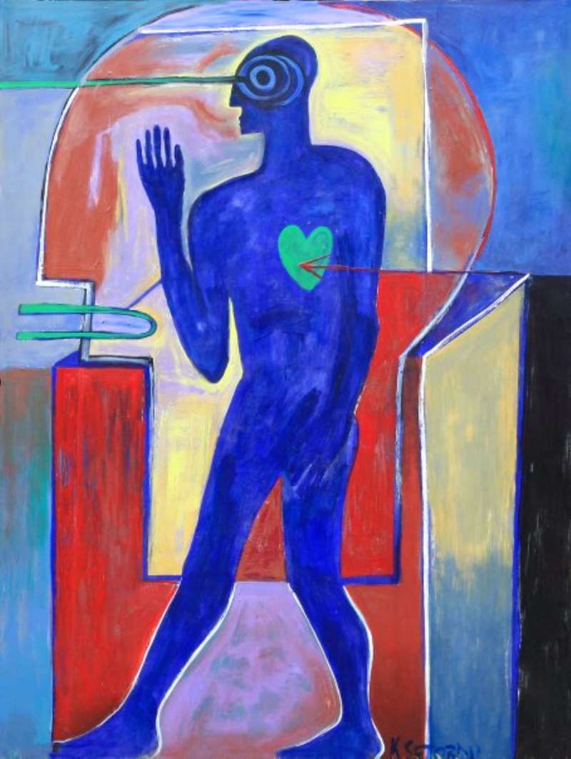 THE THINKING MAN HAS GOT A GREEN HEART