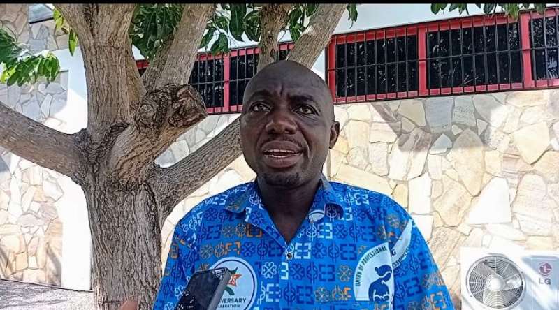 Honourable Famous Agbenyefia Attipoe, Volta Regional President, Union of Professional Nurses and Midwives.