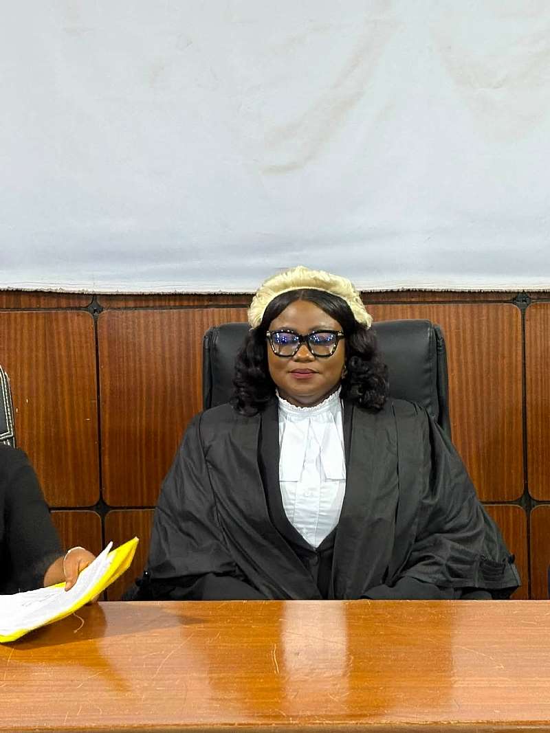 Her Ladyship Justice Jennifer Pokua Amponsah Circuit Court Judge Administered The Oath Of Office And Secrecy