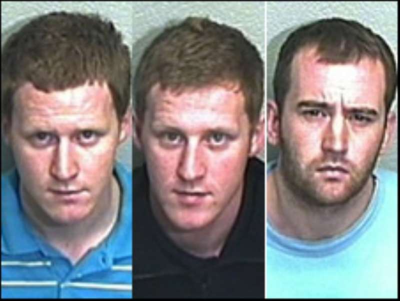 Prison worker Chris Hill (left), was among three men convicted of smuggling phones into prison