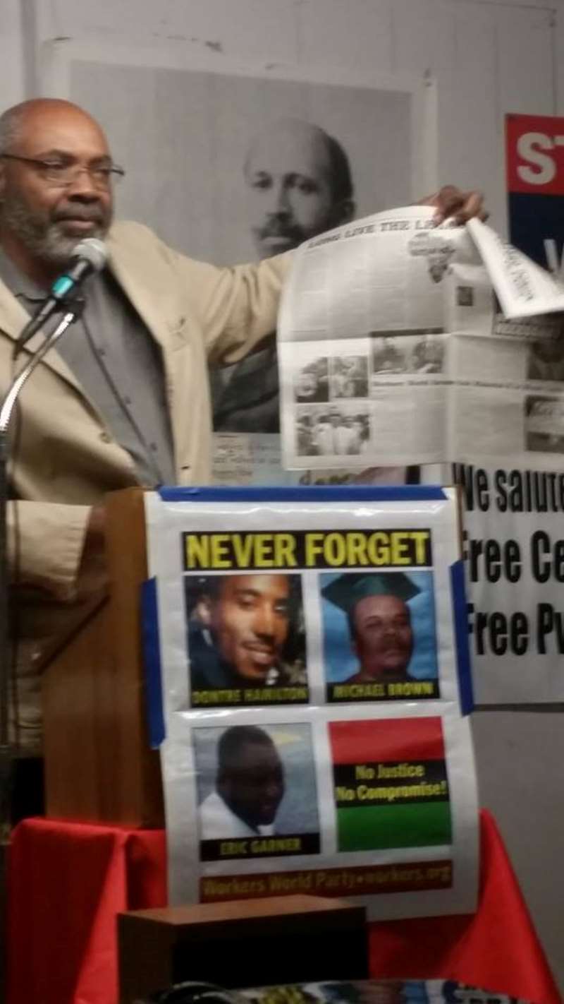 A ABAYOMI AZIKIWE SPEAKS AT MALCOLM X TRIBUTE, FEB. 21, 2015