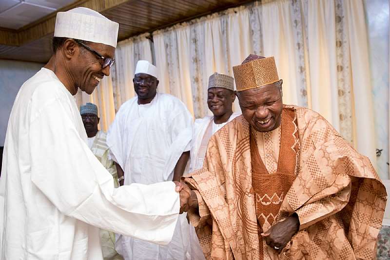 President Muhammadu Buhari and Gov Aminu Bello Masari