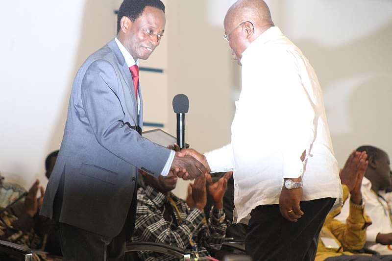 APOSTLE DR. OPOKU ONYINAH WELCOMING NANA ADDO