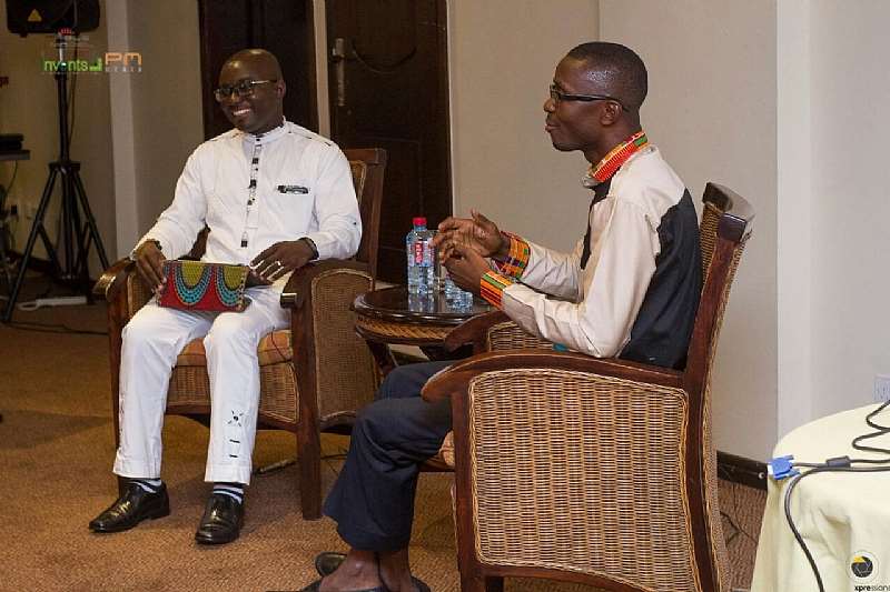 Bernard Avle Being Interviewed By Dr. Okyere-frimpong