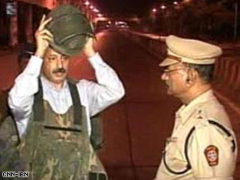 Brave Police Officer Hemant Karkare being prepare for his last fight against terrorists