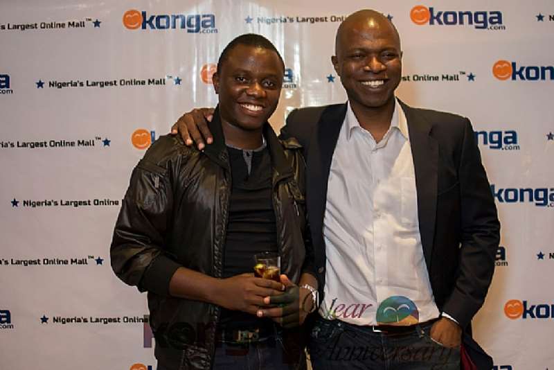 CEO OF KONGA.COM, SIM SHAGAYA AND VP OF MARKETING ONYEKA AKUNAH