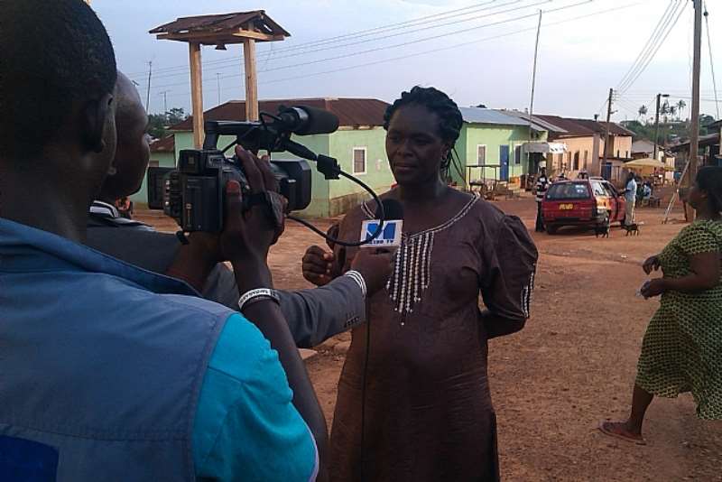 DR. NANA AMA BROWNE INTERVIEWD BY METRO TV AFTER THE PROGRAMME