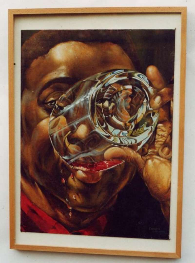 Drunkeneness Painting,Eugene Ankomah