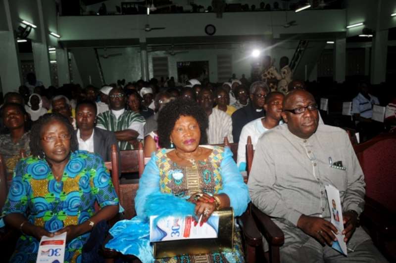DSC 8696. MRS. MATILDA AMISSAH-ARTHUR AT THE 30 PLUS ONE HYMN STORIES BOOK LAUNCH.
