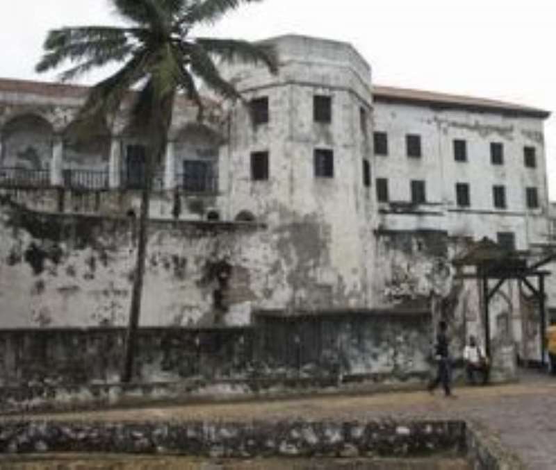 The exterior of the Elmina Castle