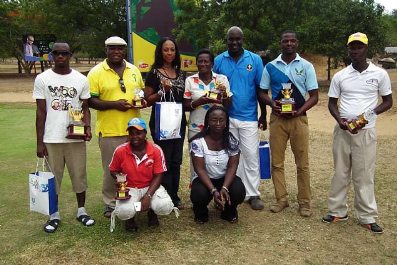 EVENT WINNERS IN CHEERFUL GROUP PHOTOGRAPH