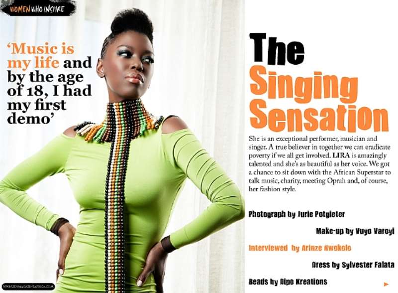 exclusive interview with the very stylish lira
