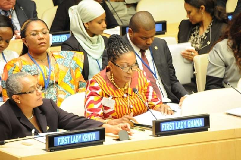 FIRST LADY @ UNFPA, UN HEADQUARTERS, NEW YORK