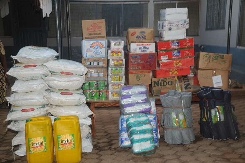 FOOD ITEMS FIRST LADY PRESENTED TO AFAANI CHILDRENS HOME IN TAMALE