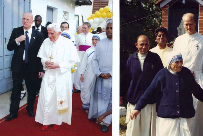 Fr. Subash With Mother Theresa