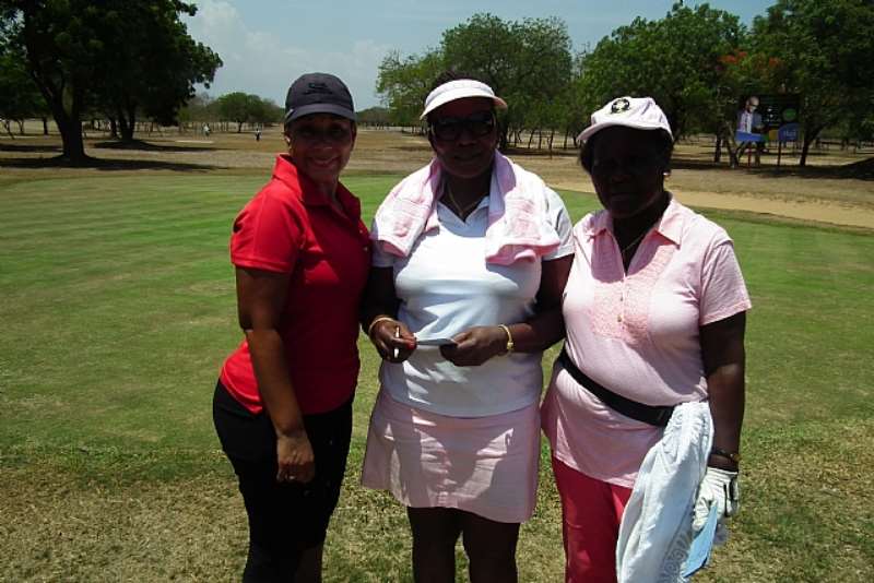 FROM LEFT  BRIGITTE, AKU YABAH AND ADELAIDE AGYAPONG