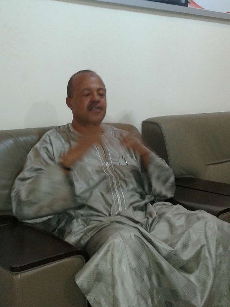 Gamel Sinare.....making A Point During The Chat