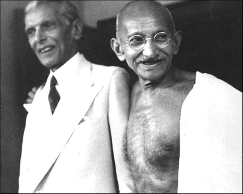 gandhi ji with mohammad ali jinnah