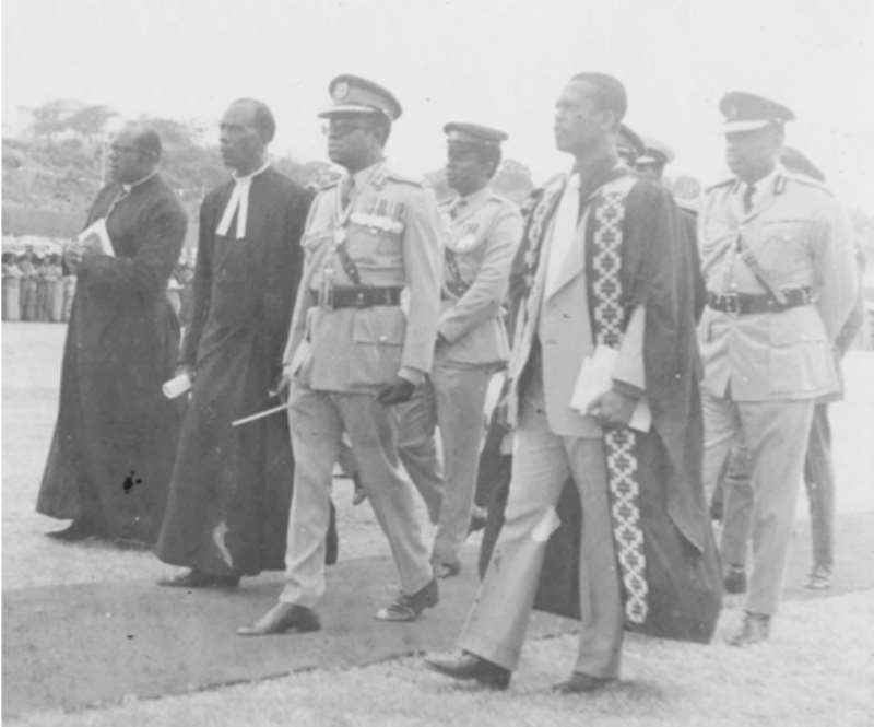 Acquaye-Baddoo With Late Gen. Kutu Acheampong During The Centenary Celebrations In 1976
