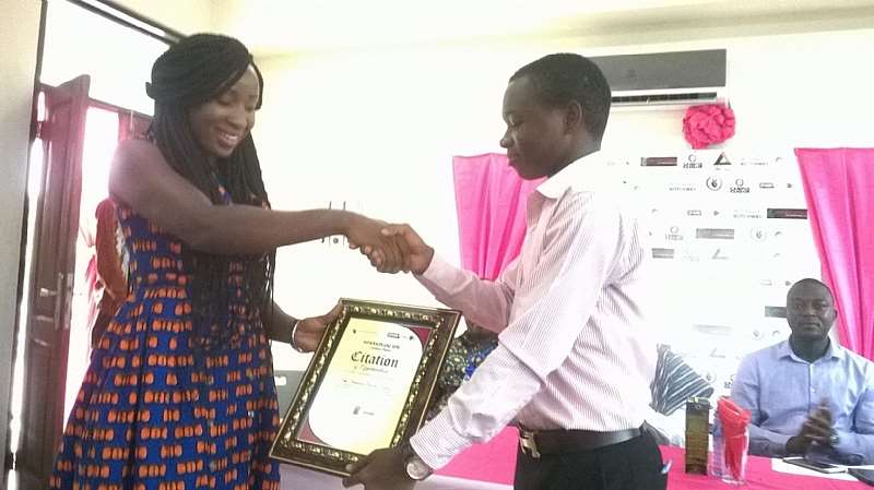 Guest Of Honor, Naa Ashorkor Doku Being Presented A Citation Of Honor