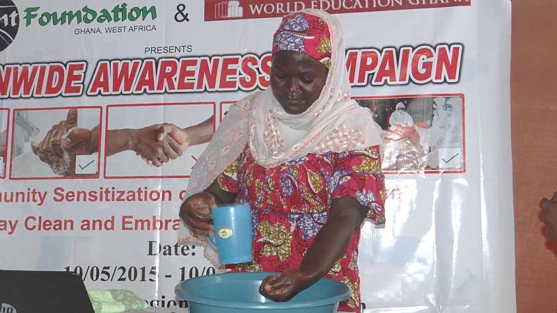 HANDWASHING DEMONSTRATION
