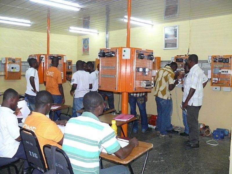 Golden Star Resources engineers on training session at AGA Engineering Training Centre at Obuasi