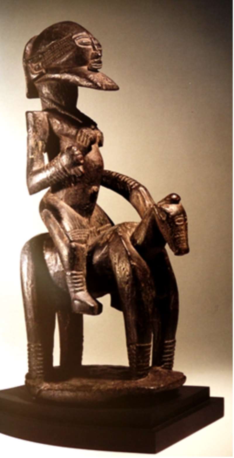 HORSE RIDER, DJENNENKE, MALI, NOW IN A PRIVATE COLLECTION IN NEW YORK, UNITED STATES OF AMERICA