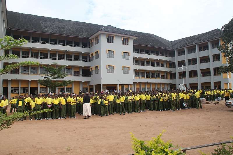 LOGISS Students after the Morning Assembly