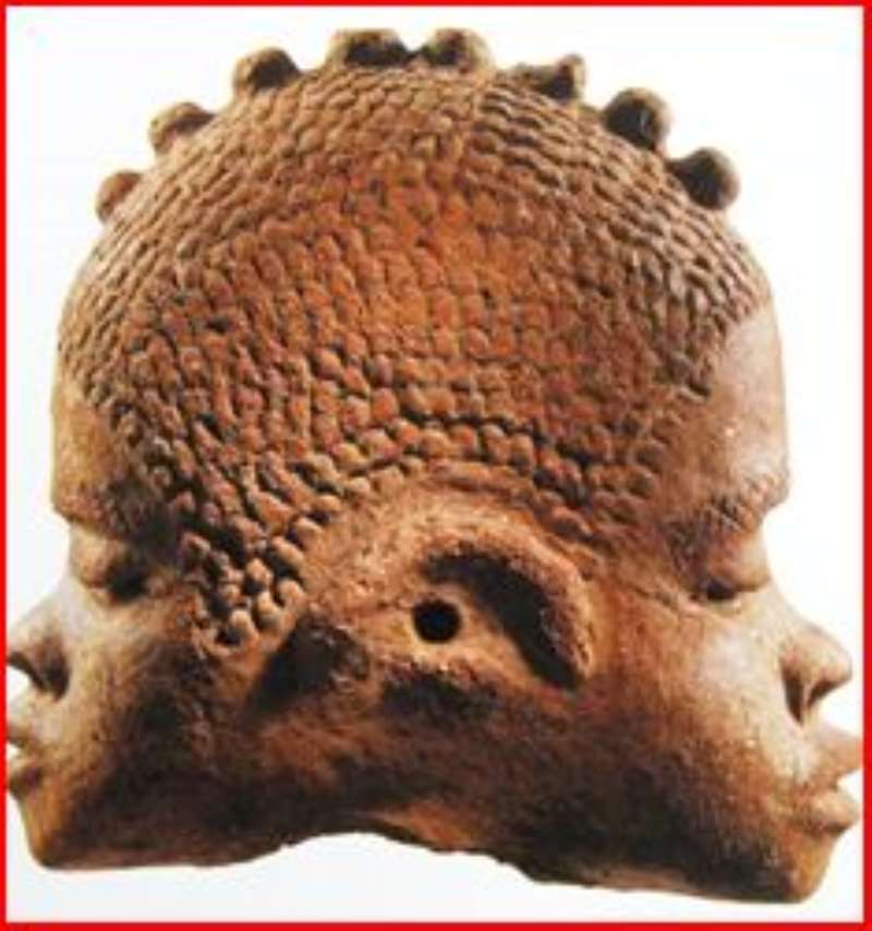 Janus Head, Katsina, Nigria, now at the Barbier Mueller Museum, Geneva, Switzerland.