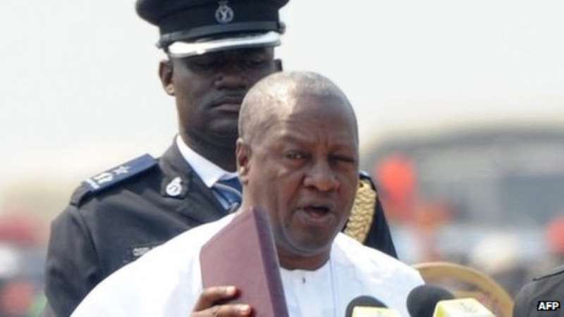 PREZ MAHAMA SWEARING IN