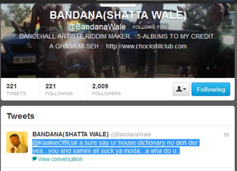 BANDANAS TWEET