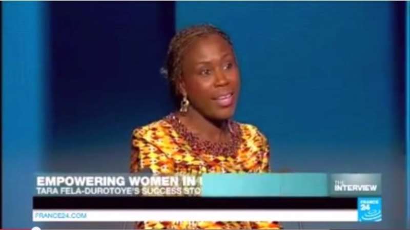 TARA FELA-DUROTOYE ON FRANCE 24