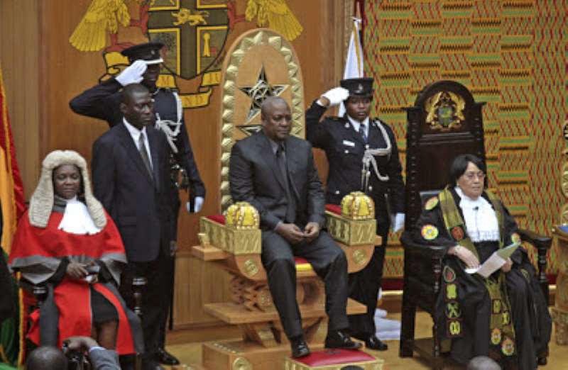 President John Dramani Mahama After Being Sworn Into Office During The Sudden Death Of President John Atta Mills