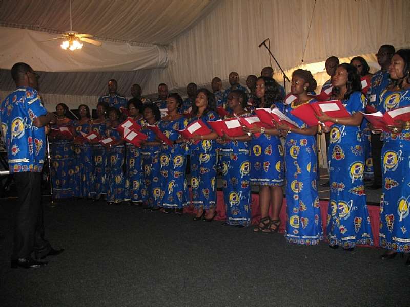 The Choir On Stage
