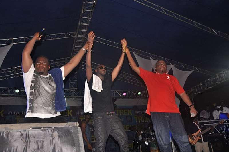 LAFF UP, 2FACE & GBENGA ADEYINKA AT STAR MUSIC TREK, LAGOS
