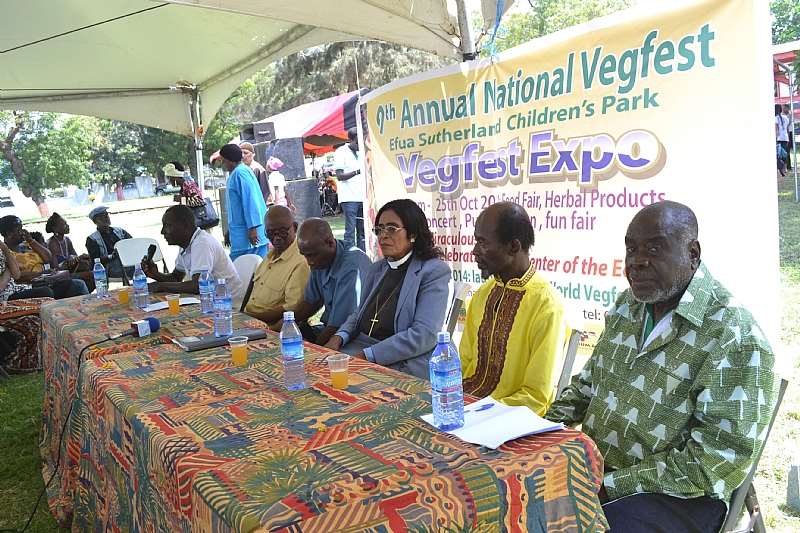 MEMBERS OF THE HIGH TABLE PRESENT DURING THE VEGFEST EXPO EVENT