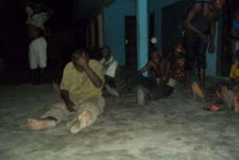 MKPAT ENIN, MEN WAITING FOR TORTURE AND DEATH.