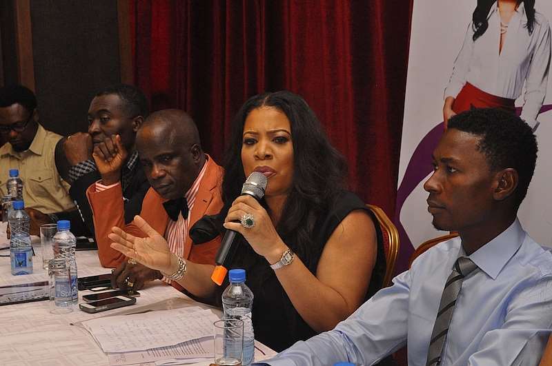 MONALISA CHINDA ADDRESSING THE PRESS