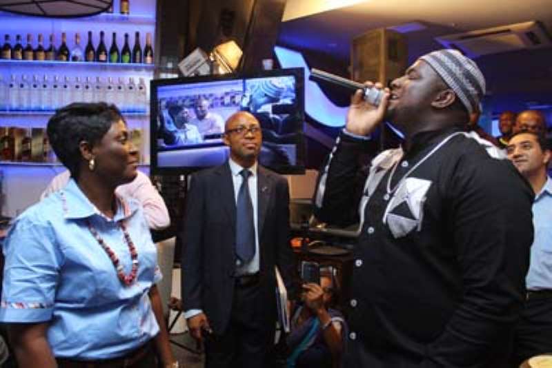 MOSES OBI-ADIGWE PERFORMING AT NIGERIAN IDOL SEASON 4 PRESS LAUNCH
