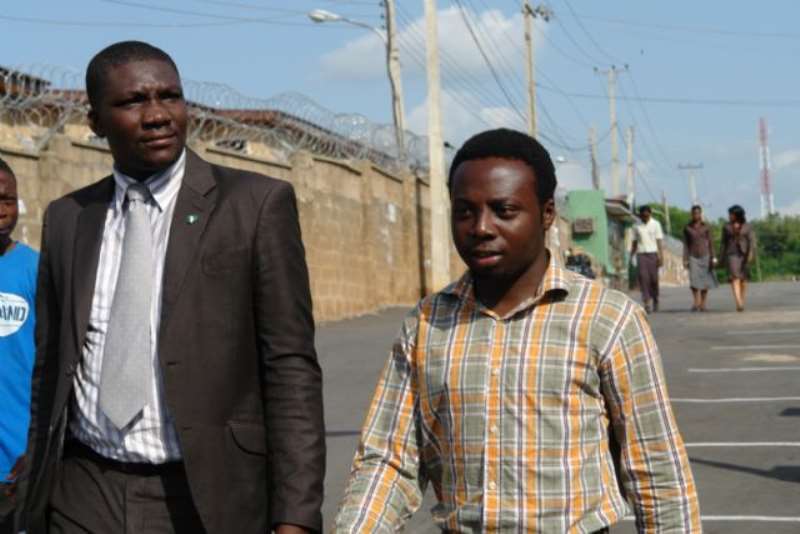 Mr. Ayoola Jolayemi(Swift Think Ltd)and Olaitan Faranpojo(Gofestival Convener)at the venue