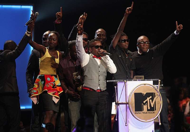 NIGERIAN ARTIST M.I. AT THE MTV AFRICA MUSIC AWARDS 2009 IN NAIROBI