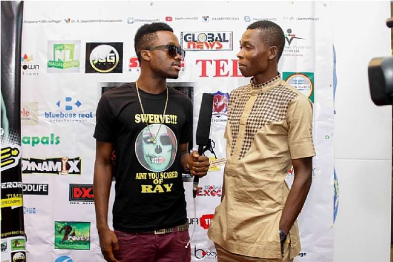 OGBCS ON AIR PERSONALITY, ADENEYE SAMUEL ON THE RED CARPET