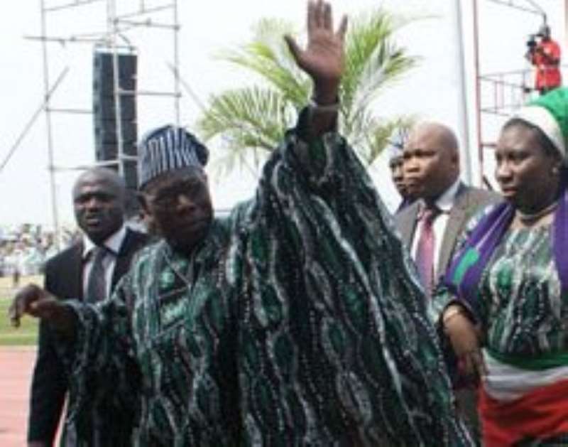 Former Nigerian President Olusegun Obasanjo