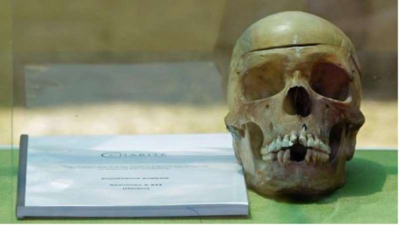 ONE OF THE 20 SKULLS SENT FROM BERLIN TO WINDHOEK