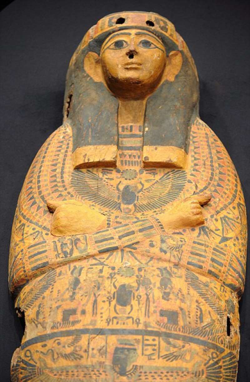 Sarcophagus returned to Egypt by United States of America