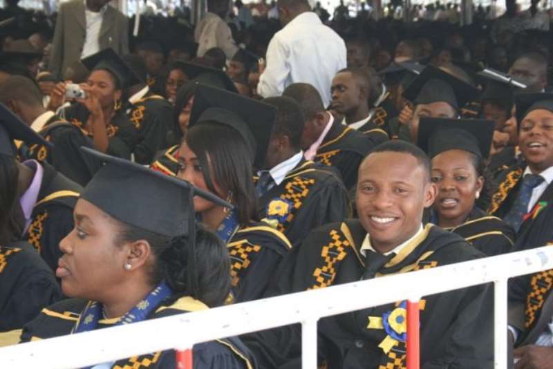 Some of the graduation student at legon.