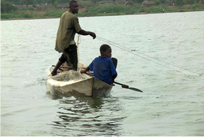 A Child Working On Lake Volta: Photo Taken By Eric Peasah